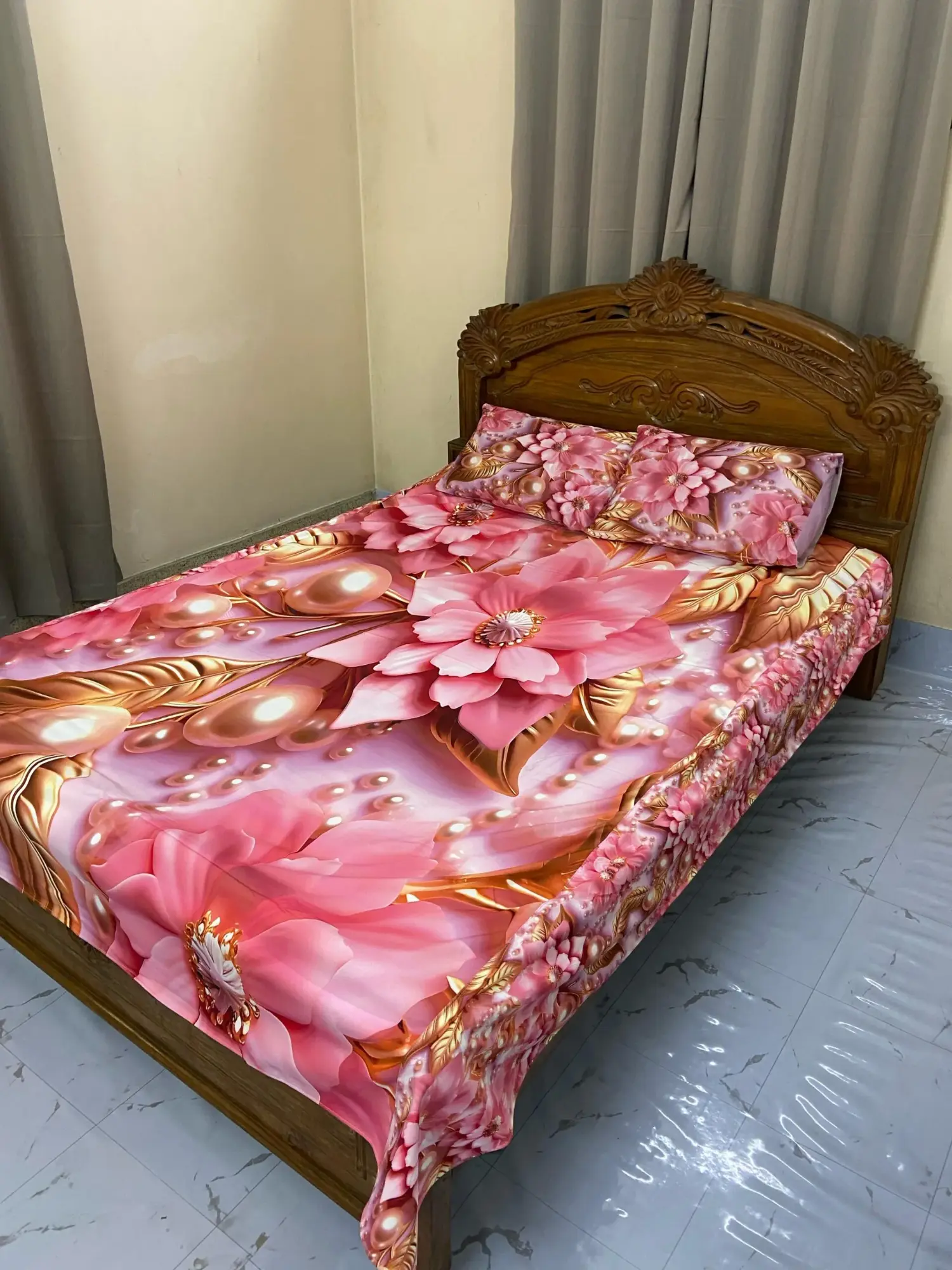 Picture of China Premium 3D Design Bed Sheet