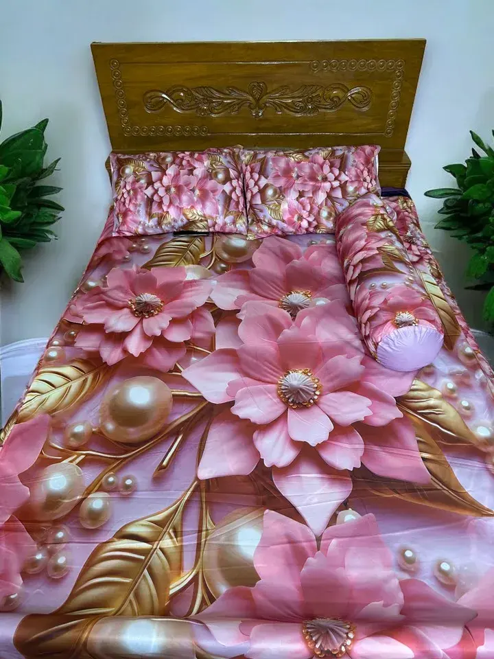 Picture of China Premium 3D Design Bed Sheet