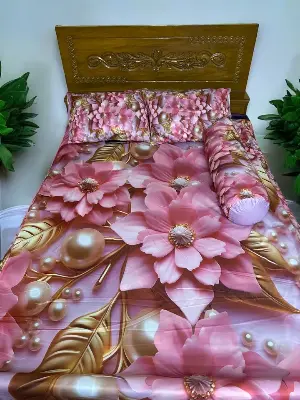 Picture of China Premium 3D Design Bed Sheet