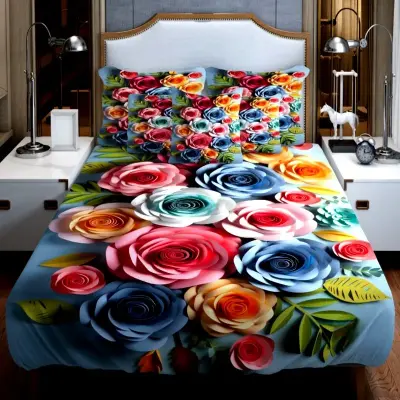 Picture of China Premium 3D Design Bed Sheet