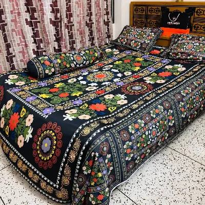 Picture of China Premium 3D Design Bed Sheet