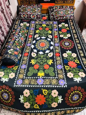 Picture of China Premium 3D Design Bed Sheet