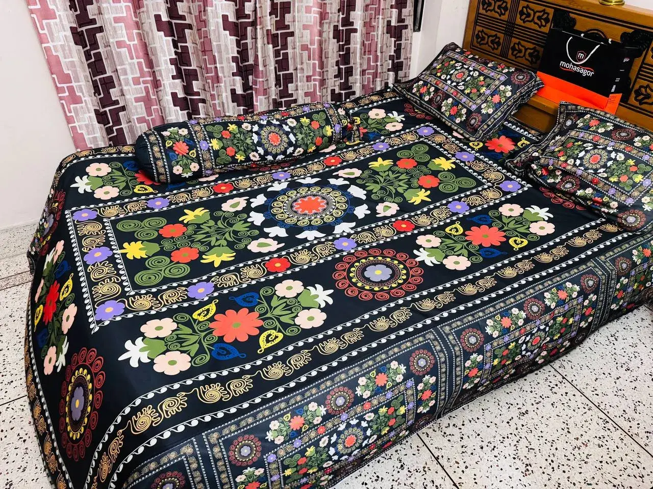 Picture of China Premium 3D Design Bed Sheet