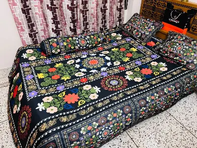 Picture of China Premium 3D Design Bed Sheet