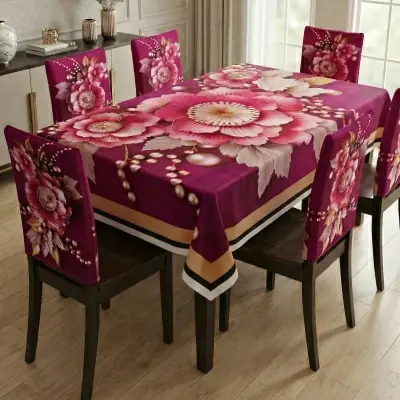 Picture of China Premium 3D Print Table Cloth Set