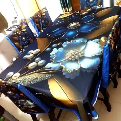 Picture of China Premium 3D Print Table Cloth Set