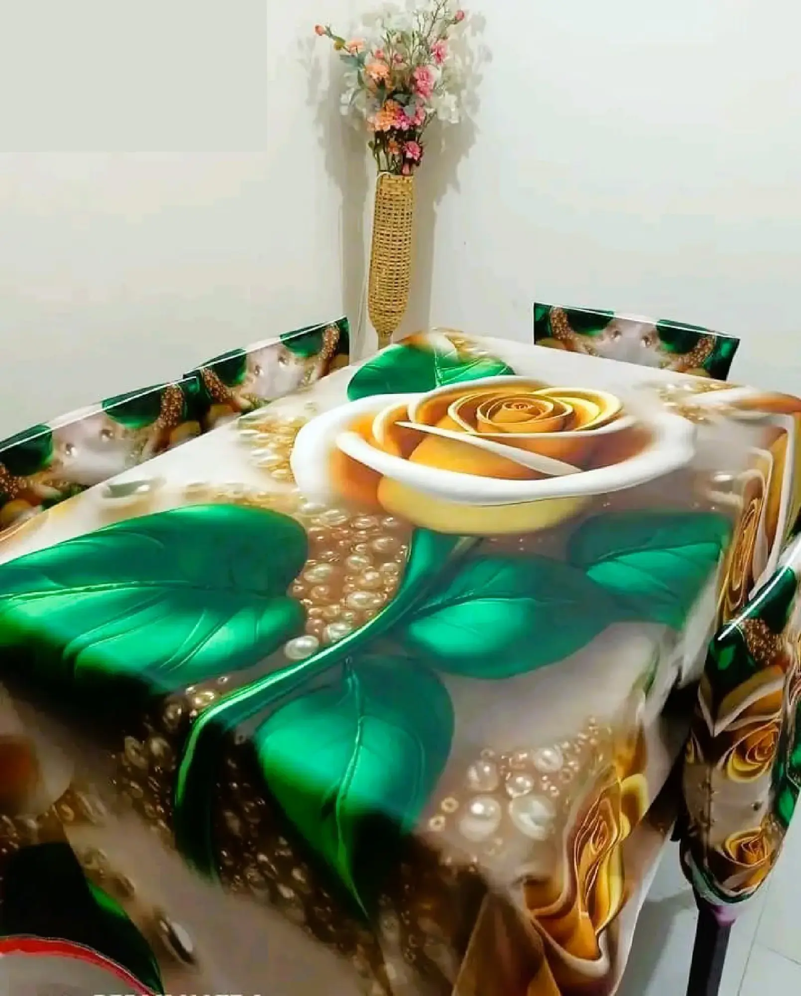 Picture of China Premium 3D Print Table Cloth Set