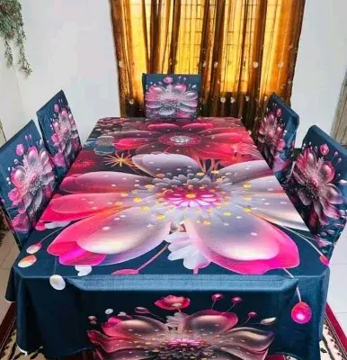 Picture of China Premium 3D Print Table Cloth Set