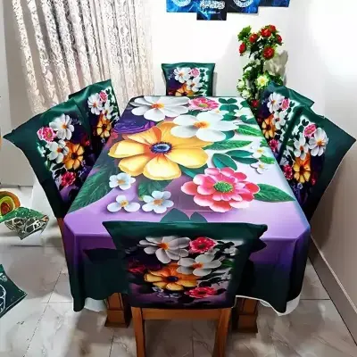 Picture of China Premium 3D Print Table Cloth Set