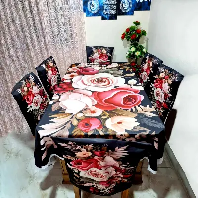 Picture of China Premium 3D Print Table Cloth Set