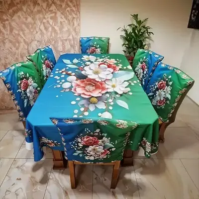 Picture of China Premium 3D Print Table Cloth Set