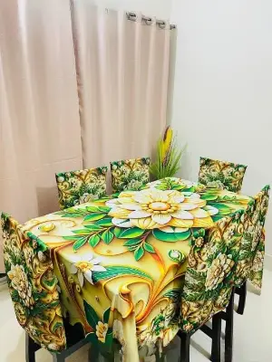 Picture of China Premium 3D Print Table Cloth Set