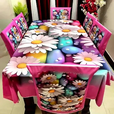 Picture of China Premium 3D Print Table Cloth Set