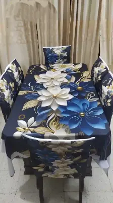 Picture of China Premium 3D Print Table Cloth Set