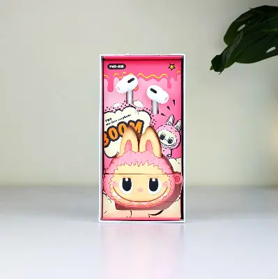 Picture of Cute Cartoon 3D Silicone Protective Shell Hard Box Earphones Labubu In-ear Earbuds Wireless Blue Tooth Headset TWS Headphones