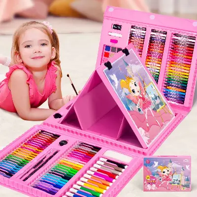 Picture of Drawing Art Set Painting For Kids Box Artist -208 Pcs