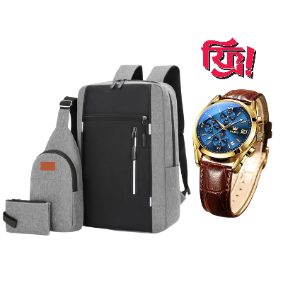 Picture of Exclusive 3-in-1 Bag Set with Free Watch!
