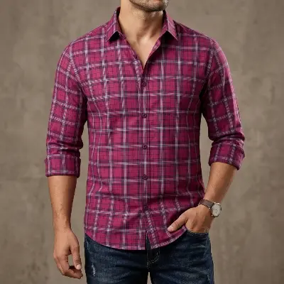 Picture of Pure Cotton full Sleeve Shirt for Men's