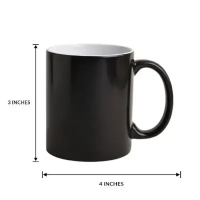 Picture of Customized Printed Magic Mug – Black
