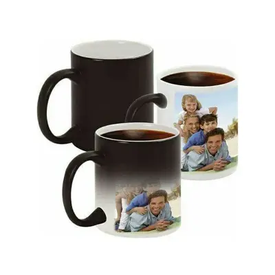 Picture of Customized Printed Magic Mug – Black