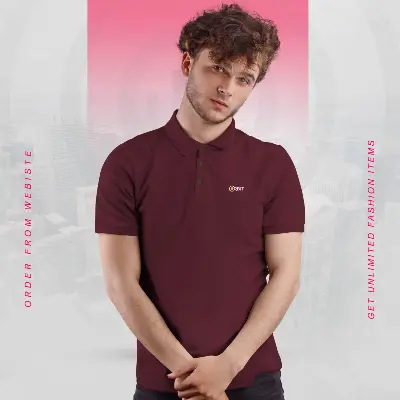 Picture of Men's Cotton Polo Shirt