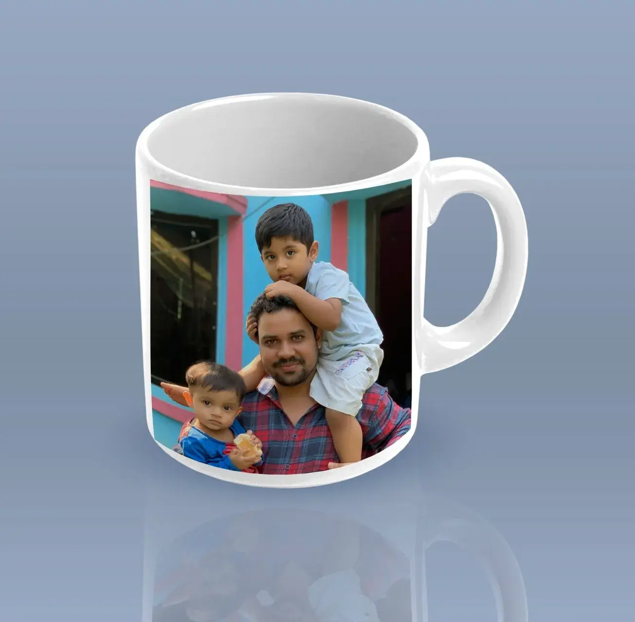 Picture of Personalised Coffee, Tea, Water Mug, Add Photo Text Logo Picture Image