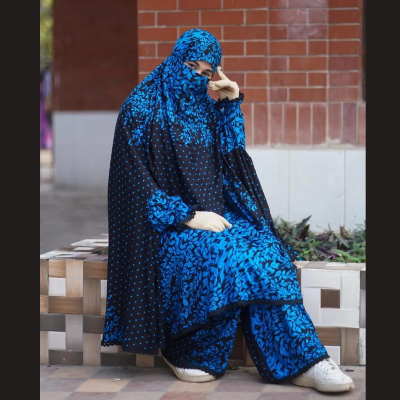 Picture of Elegant Palazzo long Khimar Set