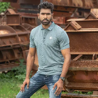 Picture of Half sleeve polo shirt