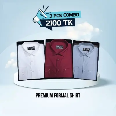 Picture of Combo Cotton Exclusive Formal Shirt