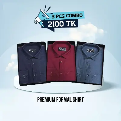 Picture of Combo Cotton Exclusive Formal Shirt