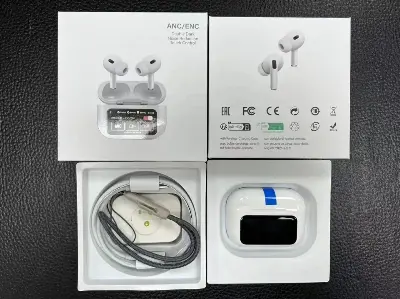 Picture of ANC Earbuds Touch Screen Display (White)
