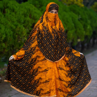 Picture of Elegant Palazzo long Khimar Set