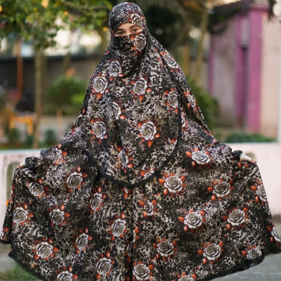 Picture of Elegant Palazzo long Khimar Set