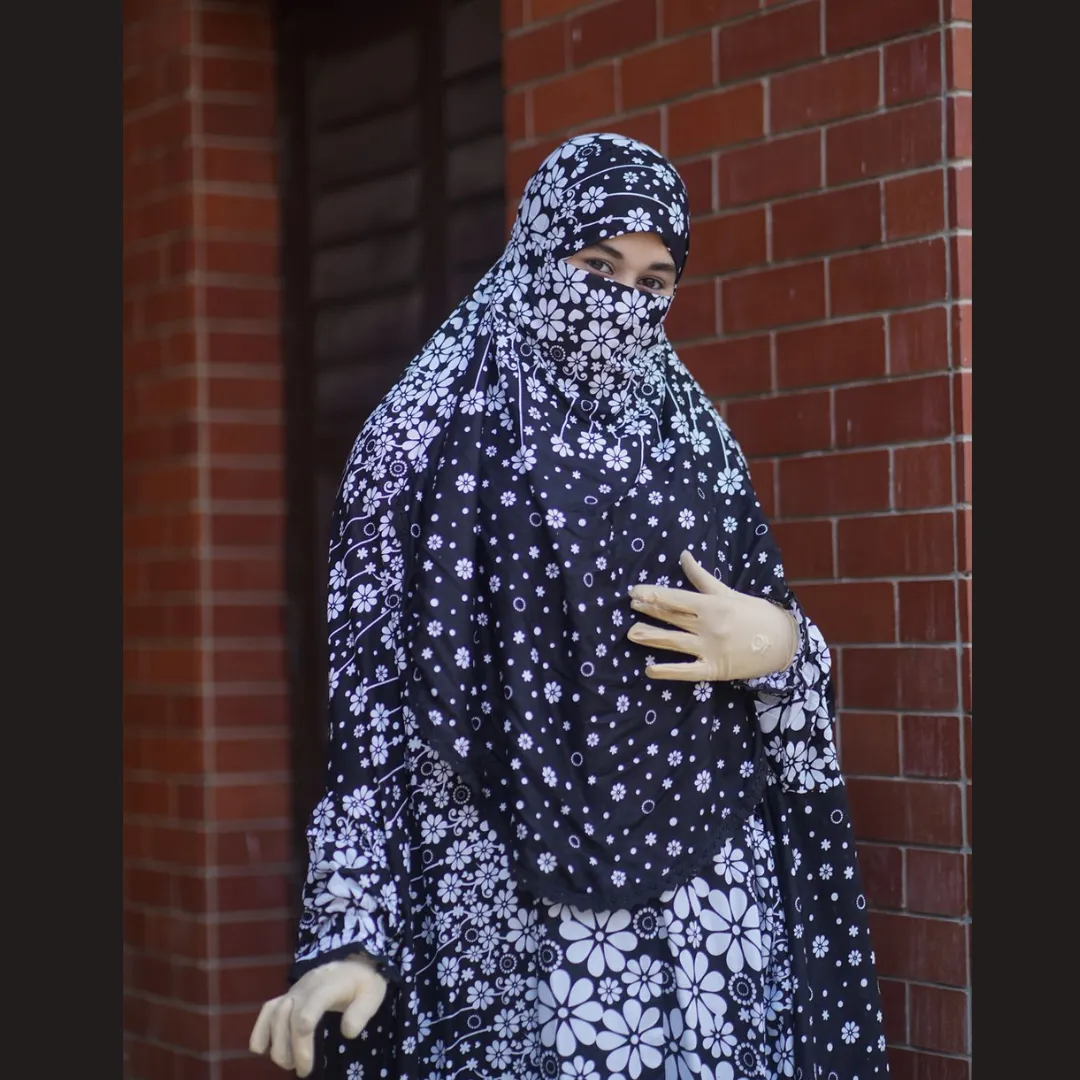 Picture of Elegant Palazzo long Khimar Set