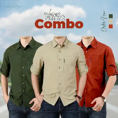 Picture of Exclusive 3-Piece Stylish Shirt Combo Pack