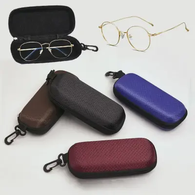 Picture of Eyewear Cases Cover Sunglasses Case For Women Glasses Box With Lanyard Zipper Eyeglass Cases For Men Lanyard Zipper Portable