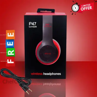 Picture of P47 - Wireless Bluetooth Headphone