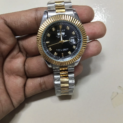 Picture of Rolex Quartz Movement Stainless Steel Analog Watch for Men