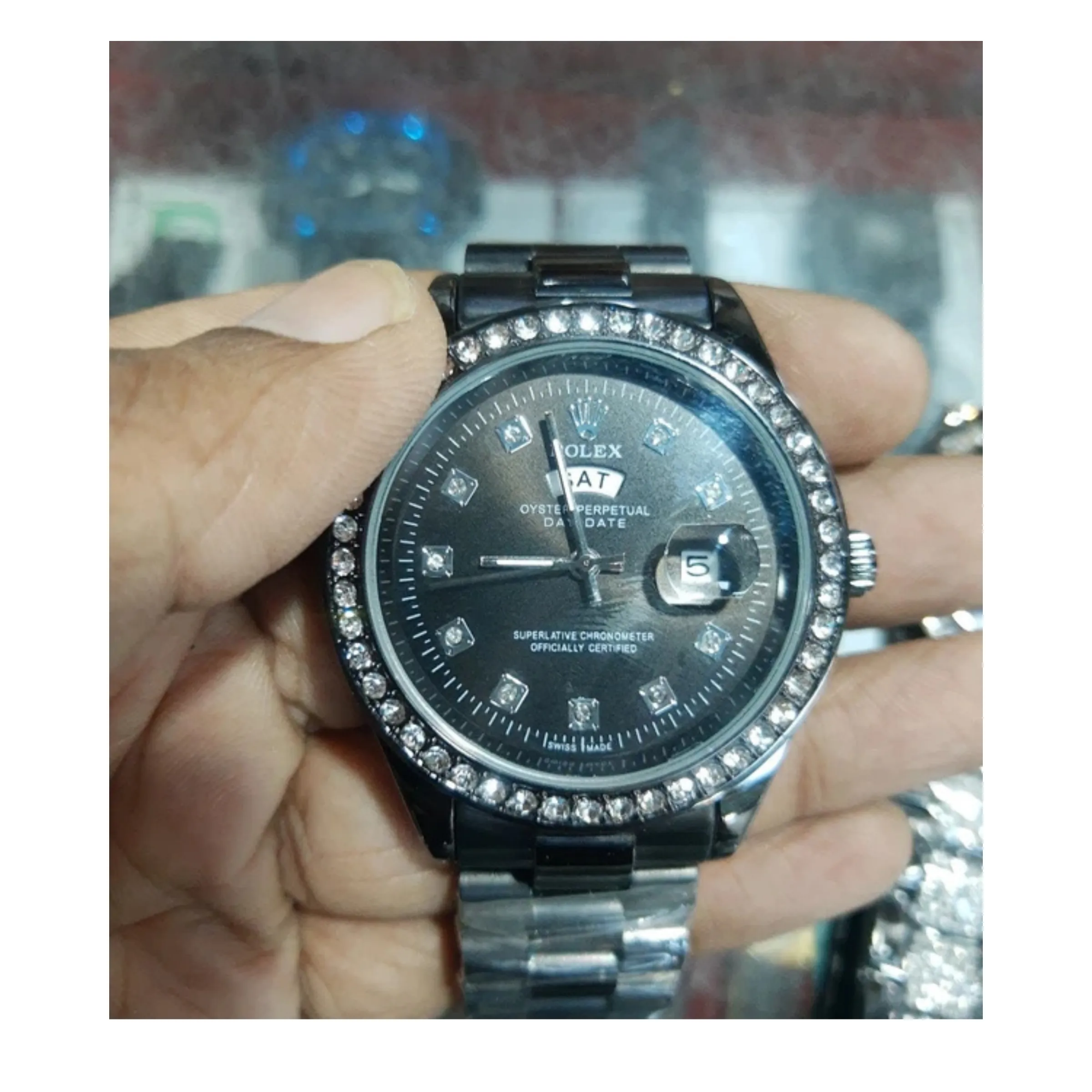 Picture of Rolex Quartz Movement Stainless Steel Analog Watch for Men