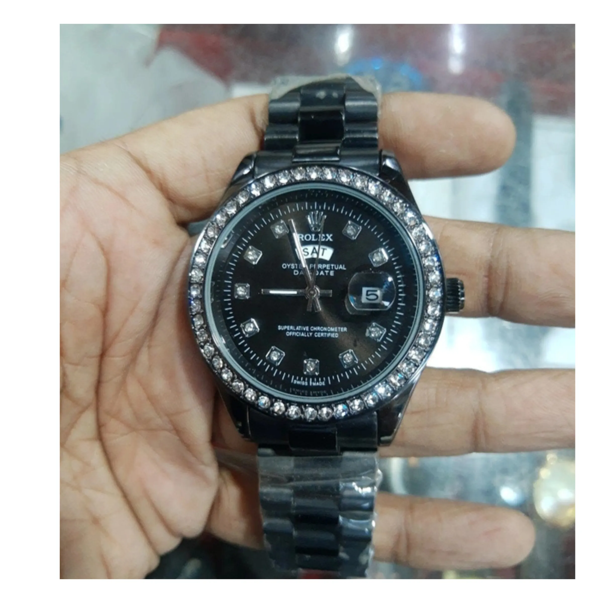 Picture of Rolex Quartz Movement Stainless Steel Analog Watch for Men