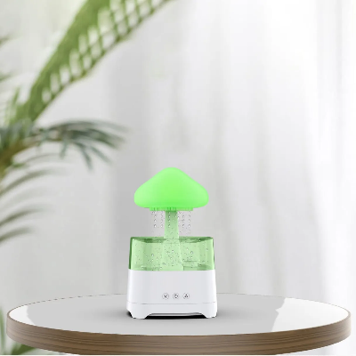 Picture of 5 IN 1 Bluetooth Speaker Rain Cloud Humidifier, switchable 7 colors, 450ml capacity super quiet, intelligent anti-dry function