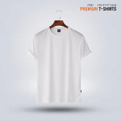 Picture of Men's Premium Solid T-Shirt- White