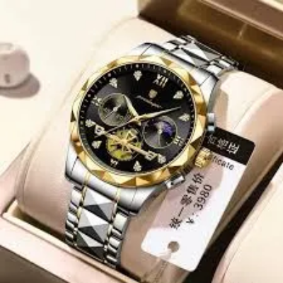 Picture of POEDAGAR 996 Luxury Man Luminous Chronograph Watch for Men Stainless Steel Men's Quartz Watches
