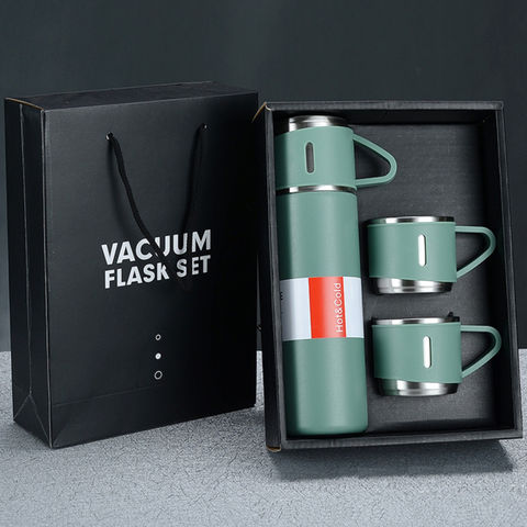Picture of 3 in 1 Vacuum Insulated Thermal Flask Set With Cup Set