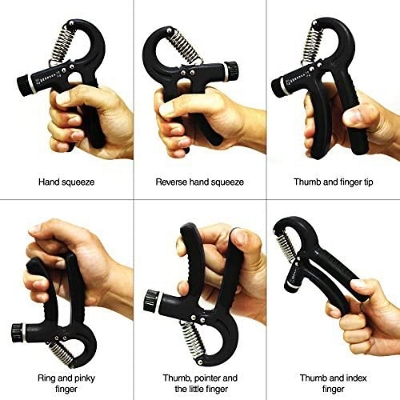 Picture of 6-50Kg Adjustable Heavy Grips New Strong Man Hand Grip Gym Grippers Arm Wrist Developer For arm  Muscle Strengthen