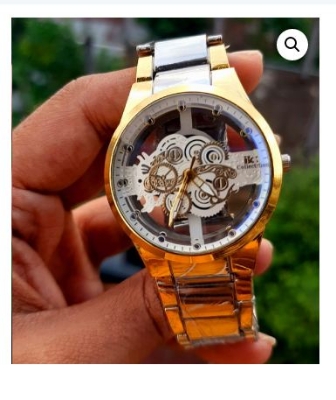 Picture of Analog Men's Luxury Stainless Steel Watch for Men-GOLDEN