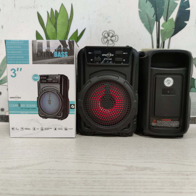 Picture of GTS 1346 Wireless Bluetooth Rechargeable Speaker Extra Bass