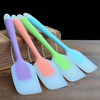 Picture of Baking Tools For Cakes Double Silicone Spatula Spoon Cookie Spatulas Pastry Scraper Mixer Butter Ice Cream Scoop