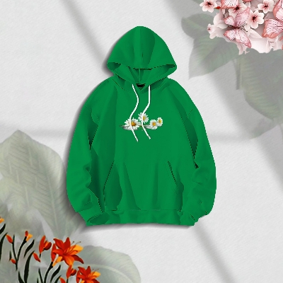 Picture of Premium Comfortable Stylish (Sunflower-green) Ladies winter hoodie