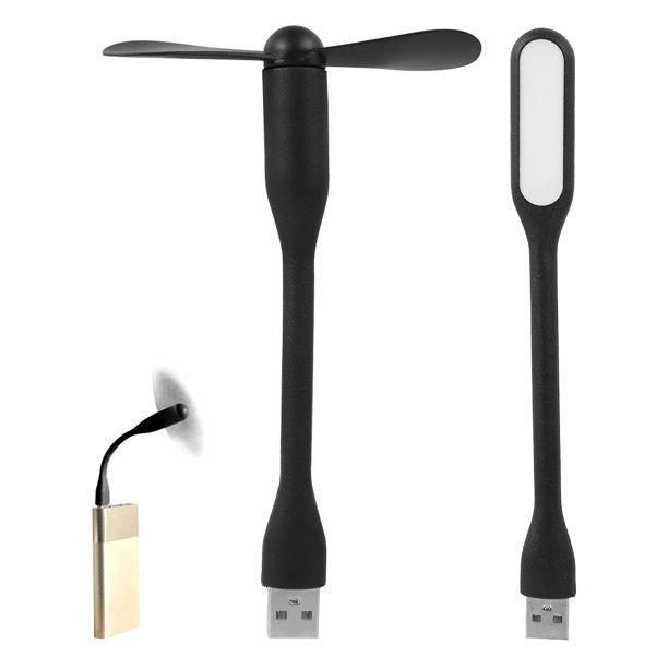 Picture of USB Fan and Light Combo for Type C or Type B Mobile, Notebook Laptop Or Power Bank